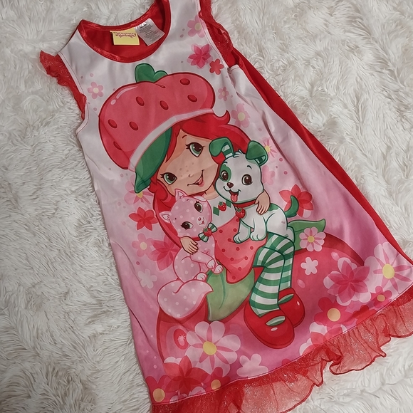 Strawberry Shortcake Kids Dress - Picture 6 of 8